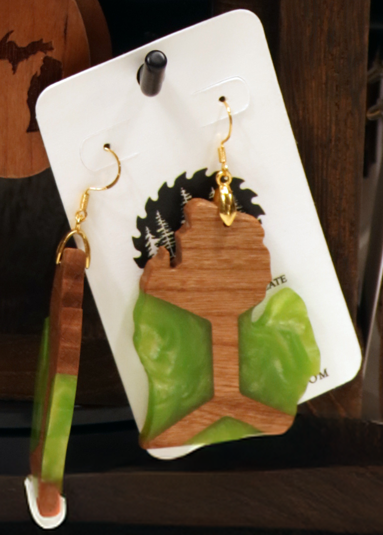 Michigan Resin Earrings
