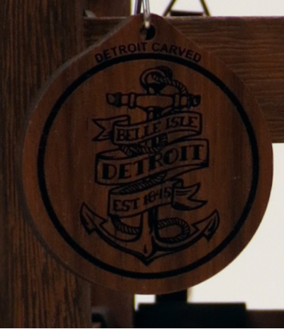 Belle Isle Anchor Keychain