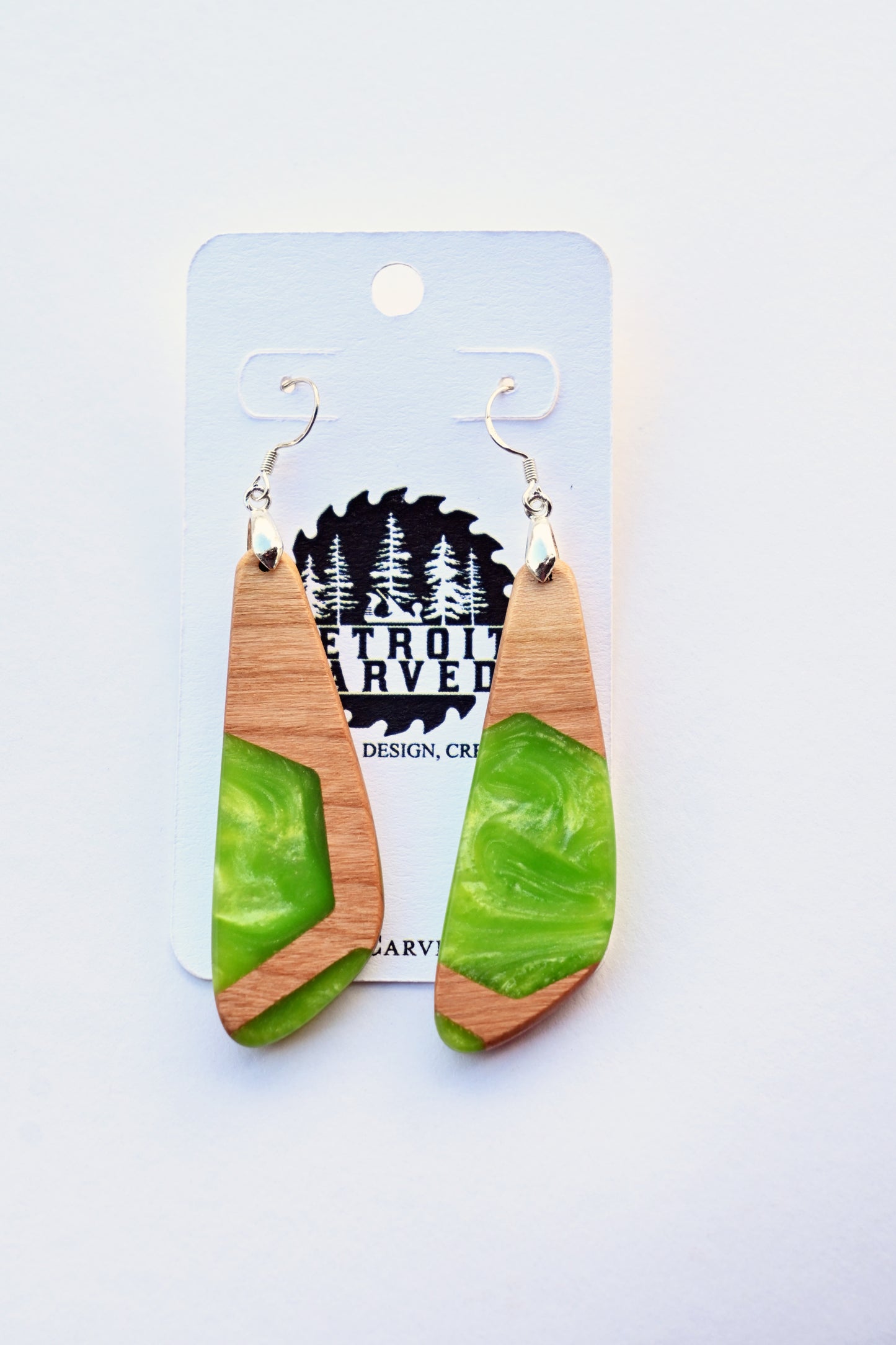 Triangle Resin Earrings