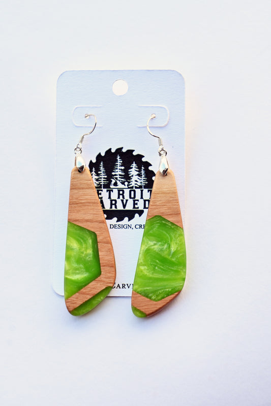 Triangle Resin Earrings