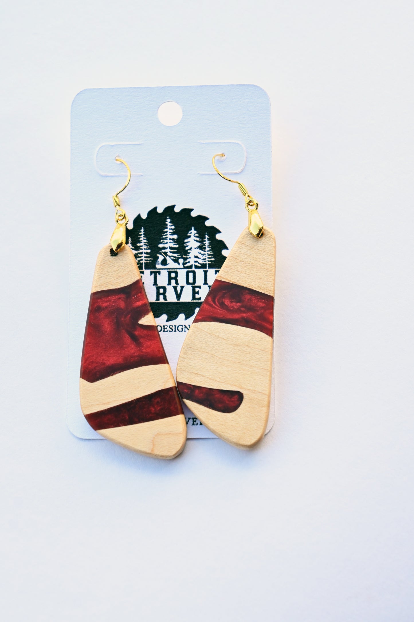 Triangle Resin Earrings