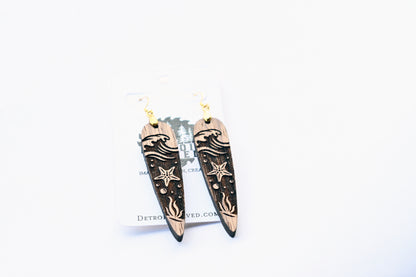 Lake Spike Earring