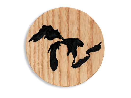 Great Lakes Circle Coaster