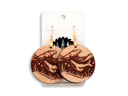 Whale Earrings