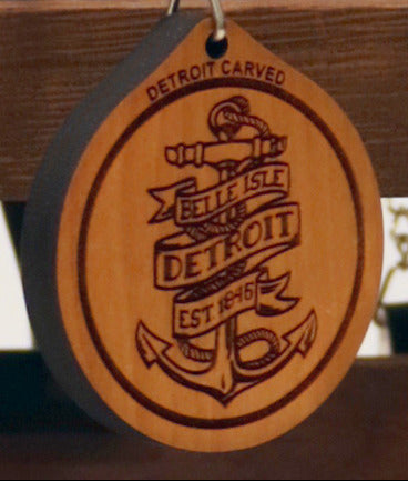 Belle Isle Anchor Keychain