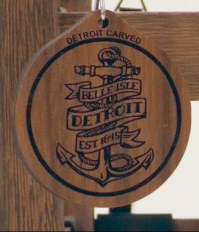 Belle Isle Anchor Keychain