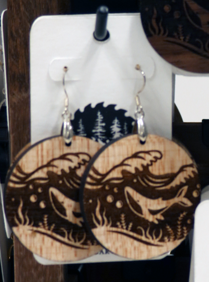 Ocean Circle Earrings