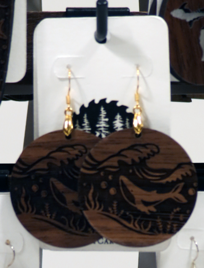 Ocean Circle Earrings