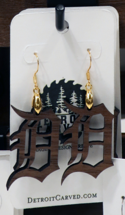 Old English D Earrings
