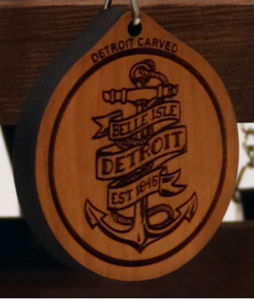 Belle Isle Anchor Keychain