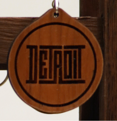 Detroit Techno Keychain