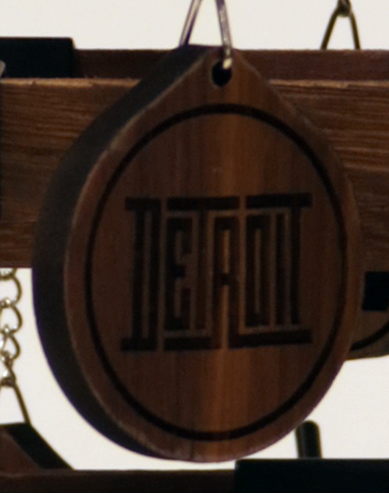 Detroit Techno Keychain