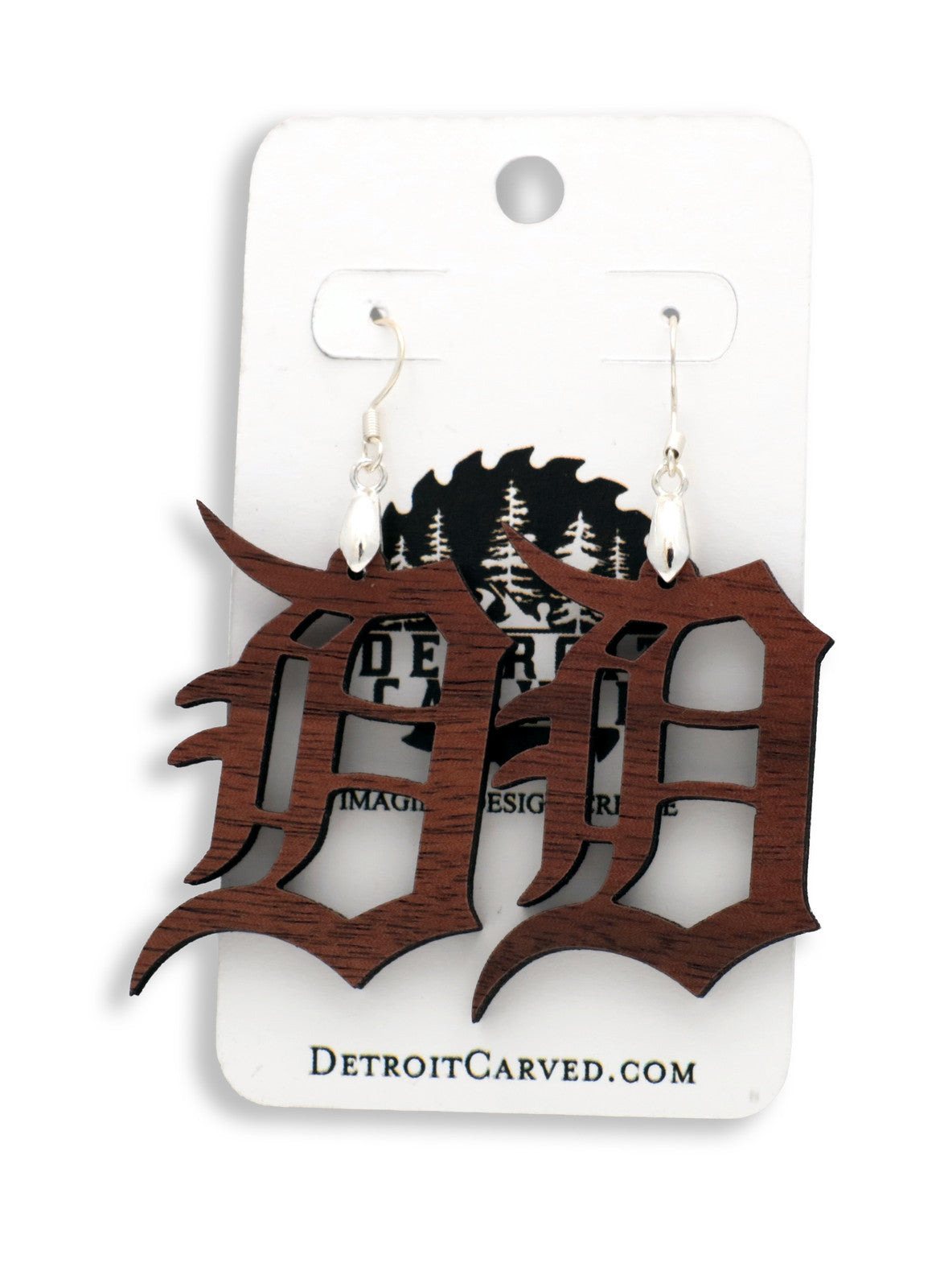 Old English D Earrings