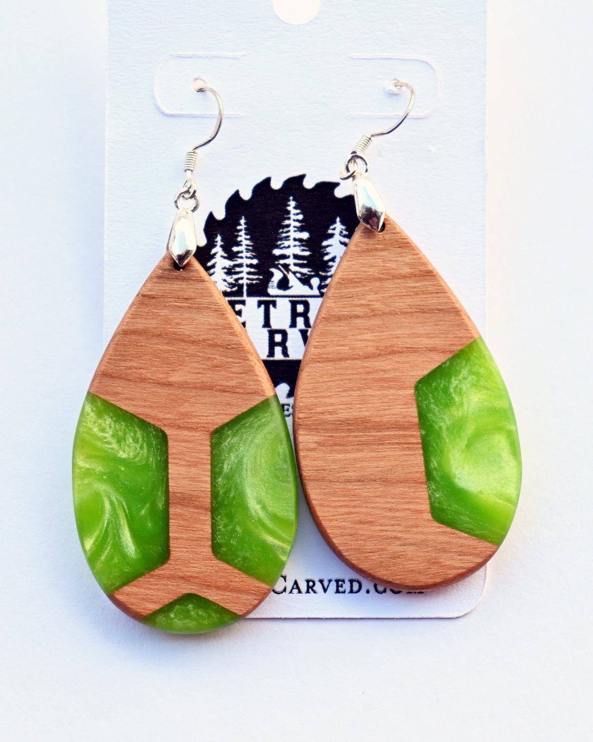 Teardrop Resin Earring