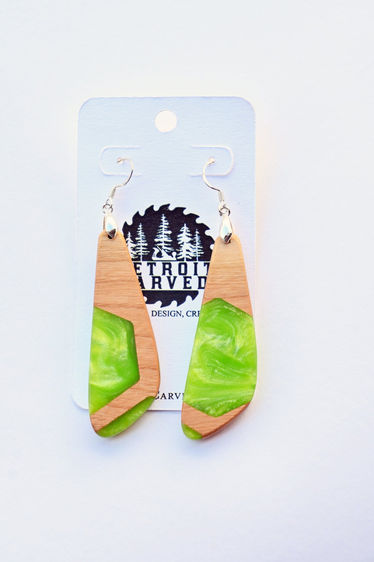 Triangle Resin Earrings