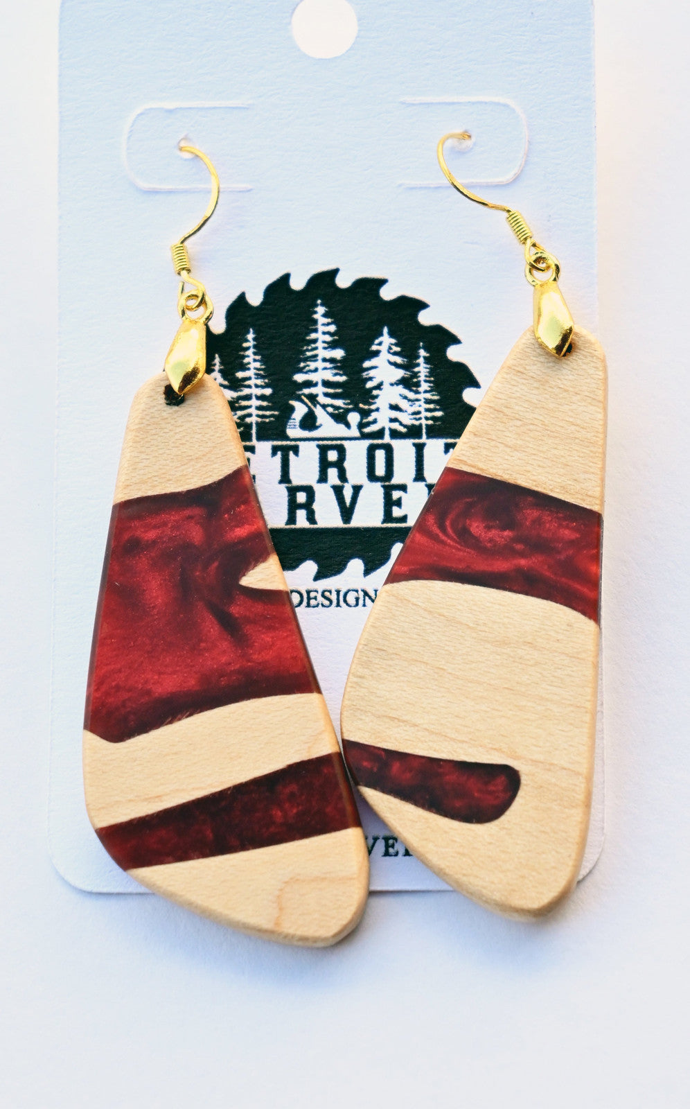 Triangle Resin Earrings