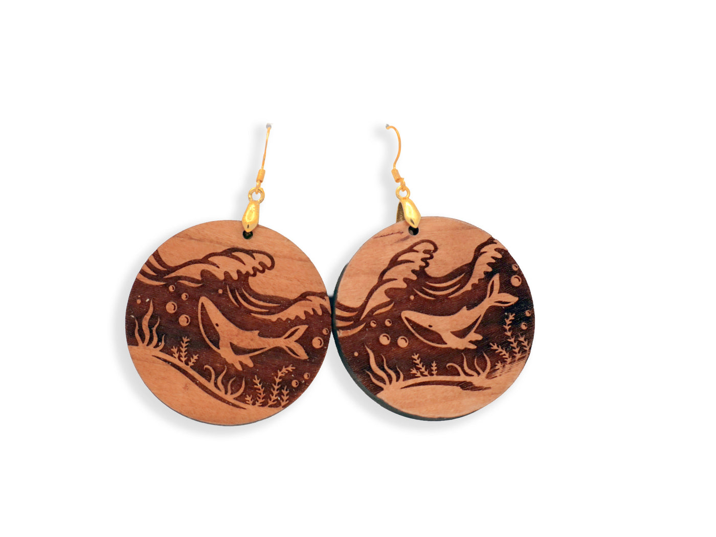 Whale Earrings