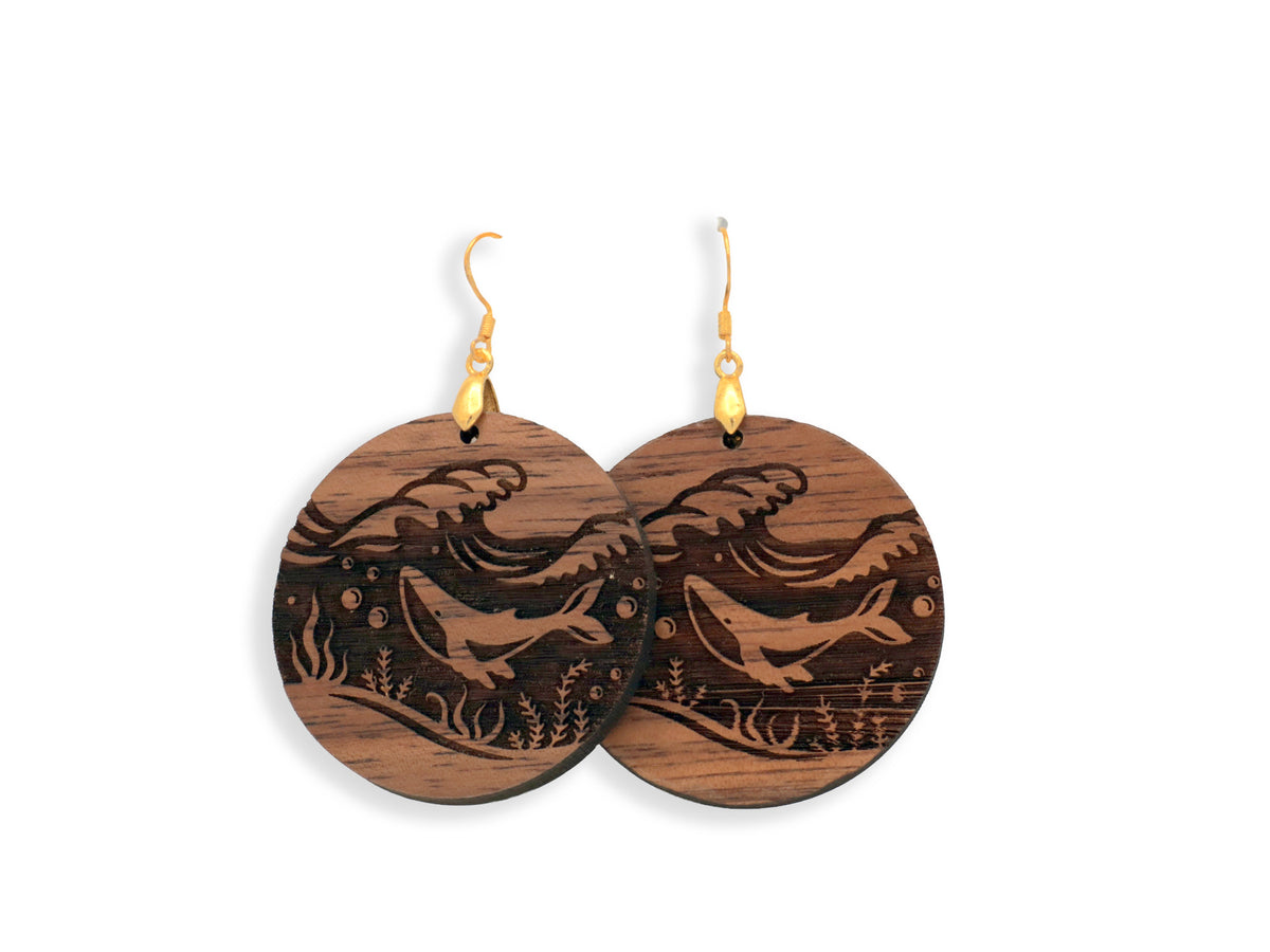 Whale Earrings