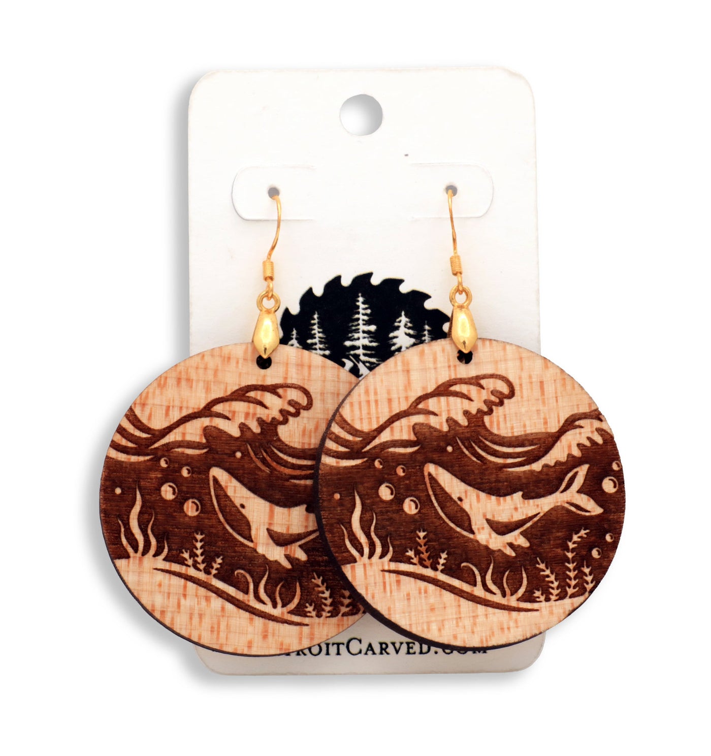 Whale Earrings