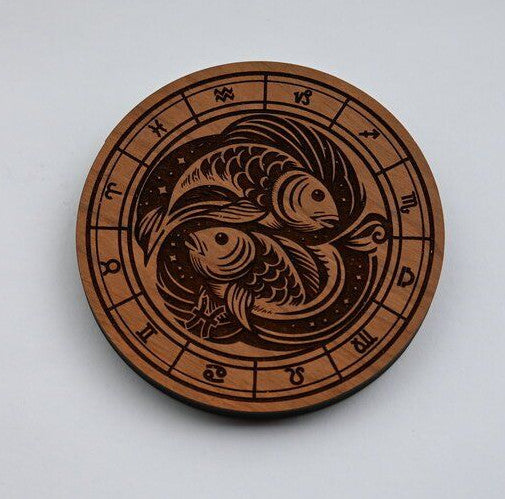 Horoscope Circle Coasters