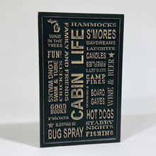 Load image into Gallery viewer, Detroit Carved Subway Sign for Cabin Life
