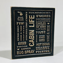 Load image into Gallery viewer, Detroit Carved Subway Sign for Cabin Life
