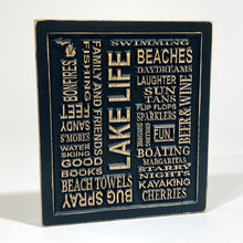 Load image into Gallery viewer, Detroit Carved Subway Sign for Lake Life
