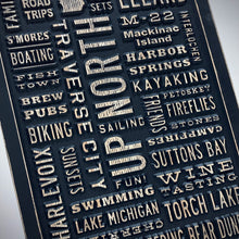 Load image into Gallery viewer, Detroit Carved Subway Sign for Up North
